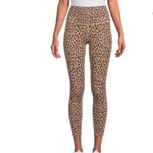 Varley Always High Waist Leopard Print Leggings sz S